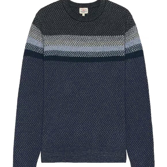 NWOT Faherty Boys Donegal Ombre Wool Sweater